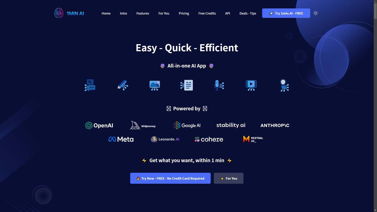 1min.AI 截图