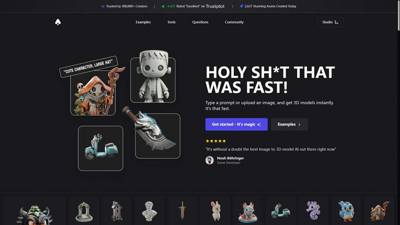 3D AI 工作室 截图