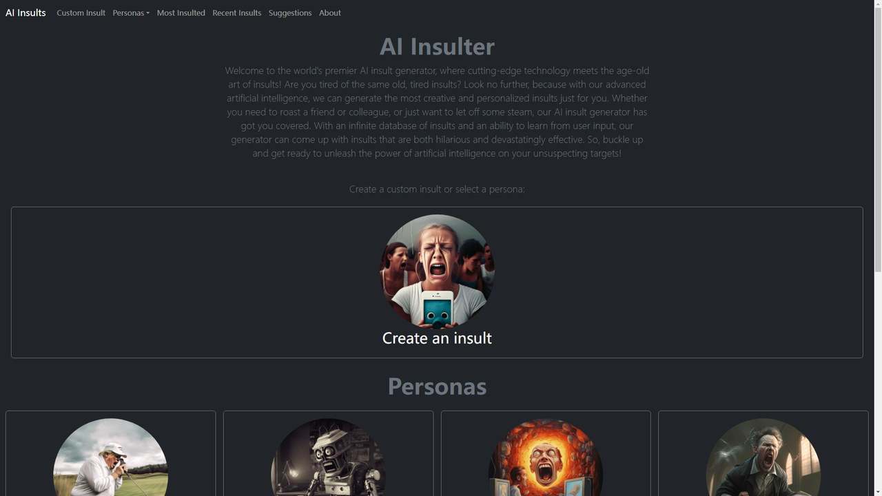 AI Insults 截图