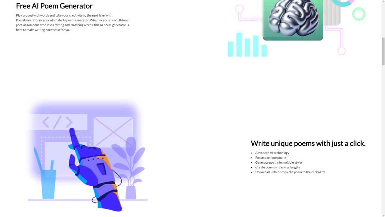 PoemGenerator.io 截图