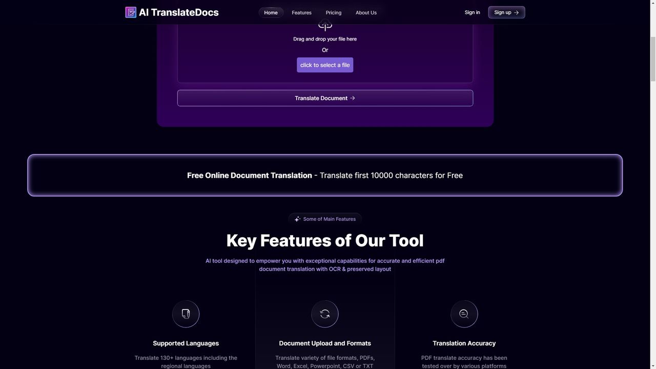 AI TranslateDocs 截图