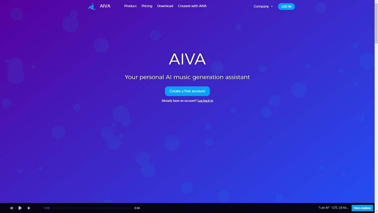 AIVA 截图
