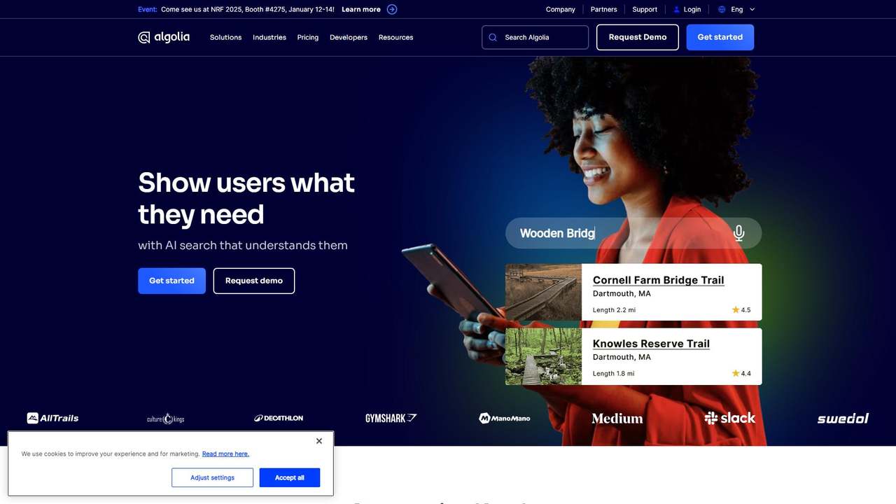 Algolia 截图