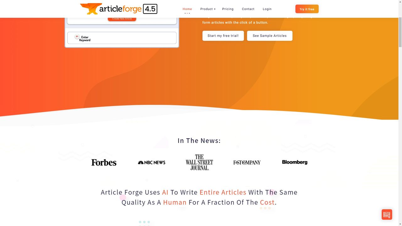Article Forge 截图