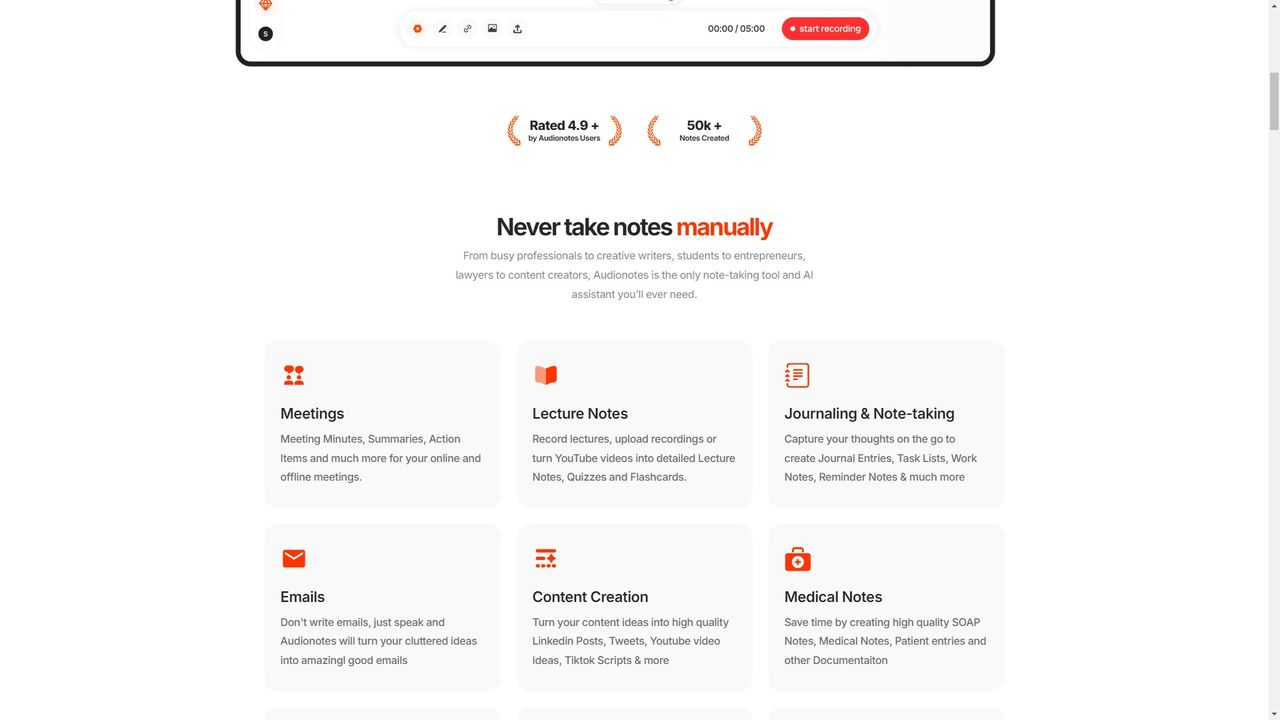 Audionotes 截图