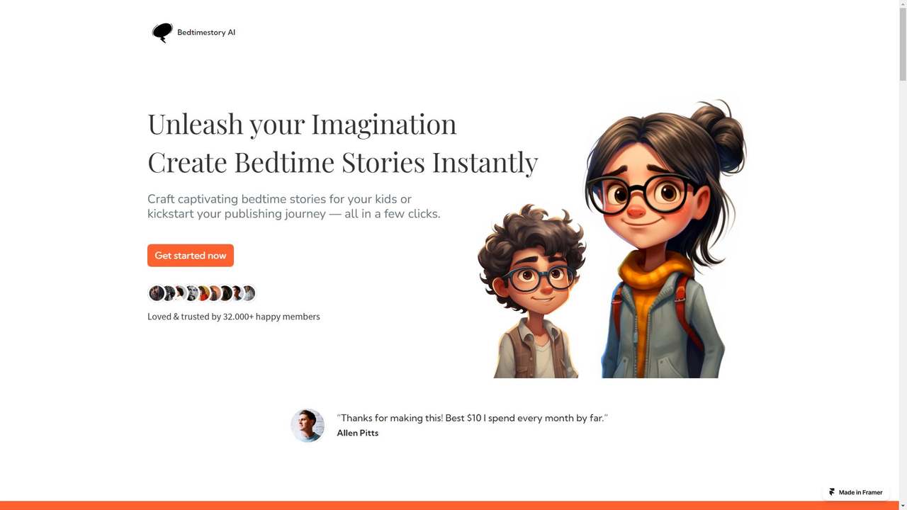 Bedtimestory AI 截图