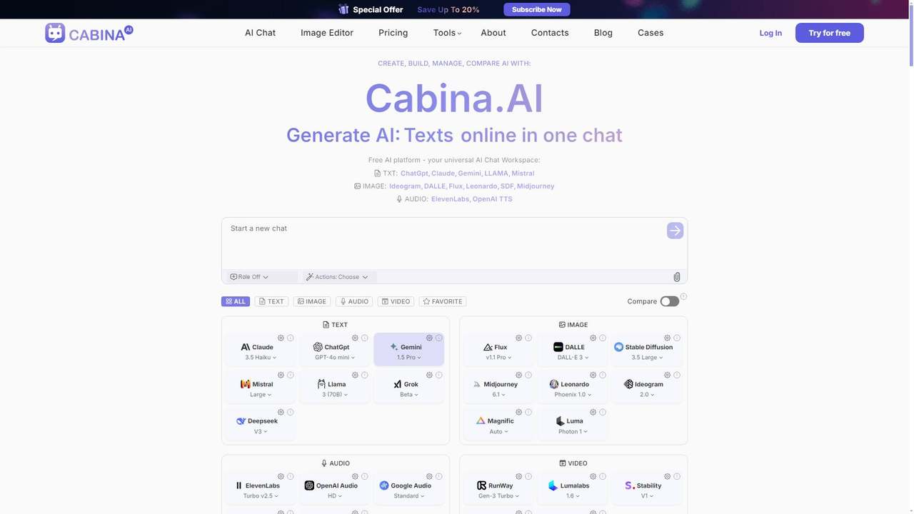 Cabina.AI 截图