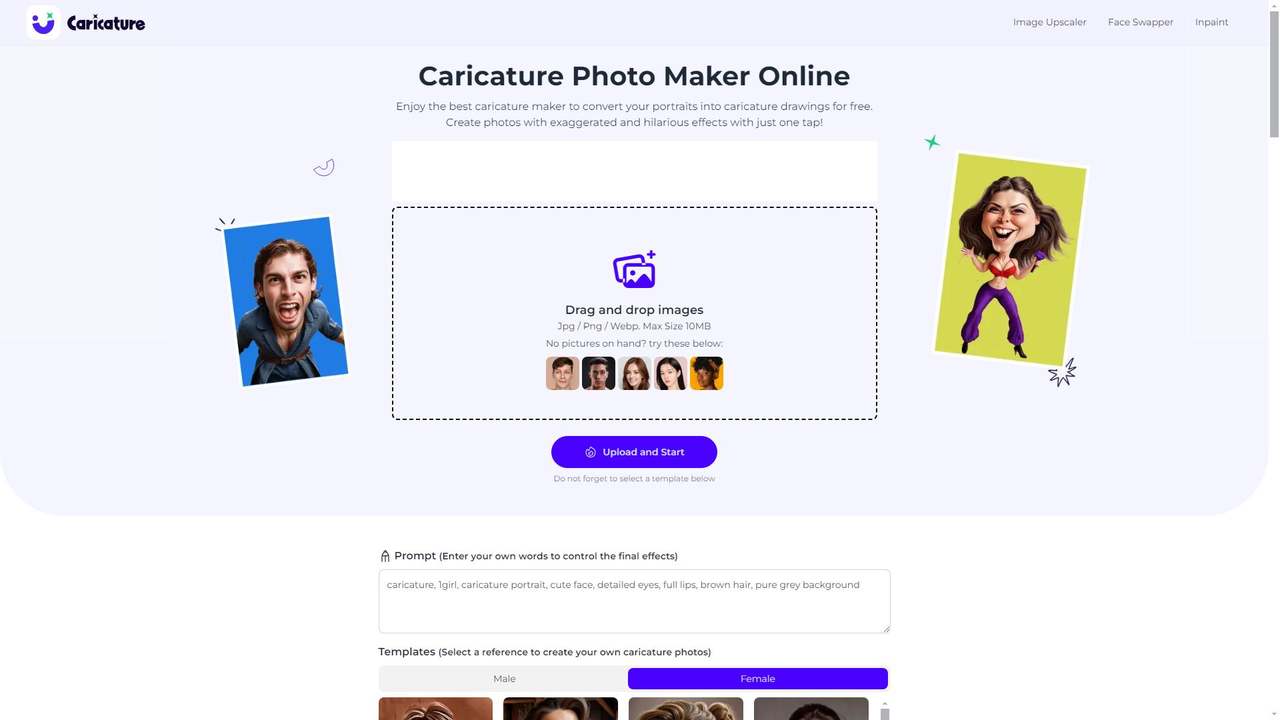 Caricaturer 截图
