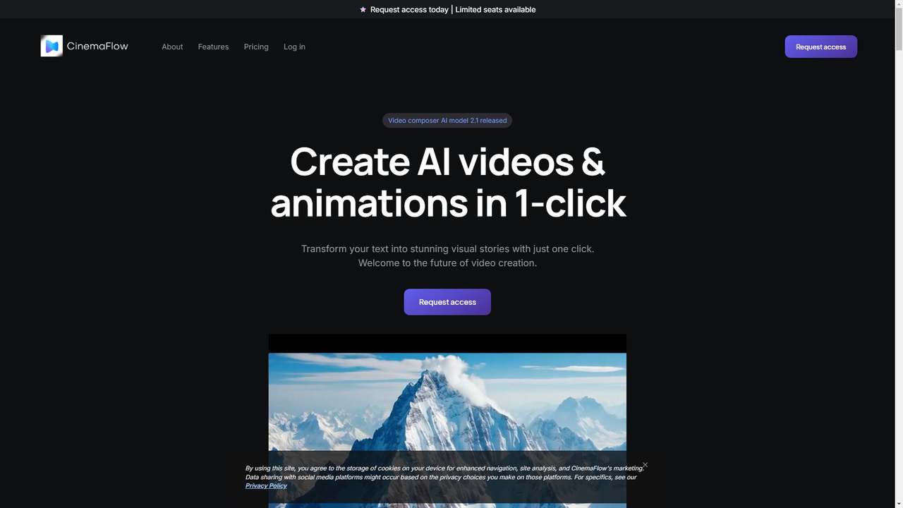 CinemaFlow AI 截图