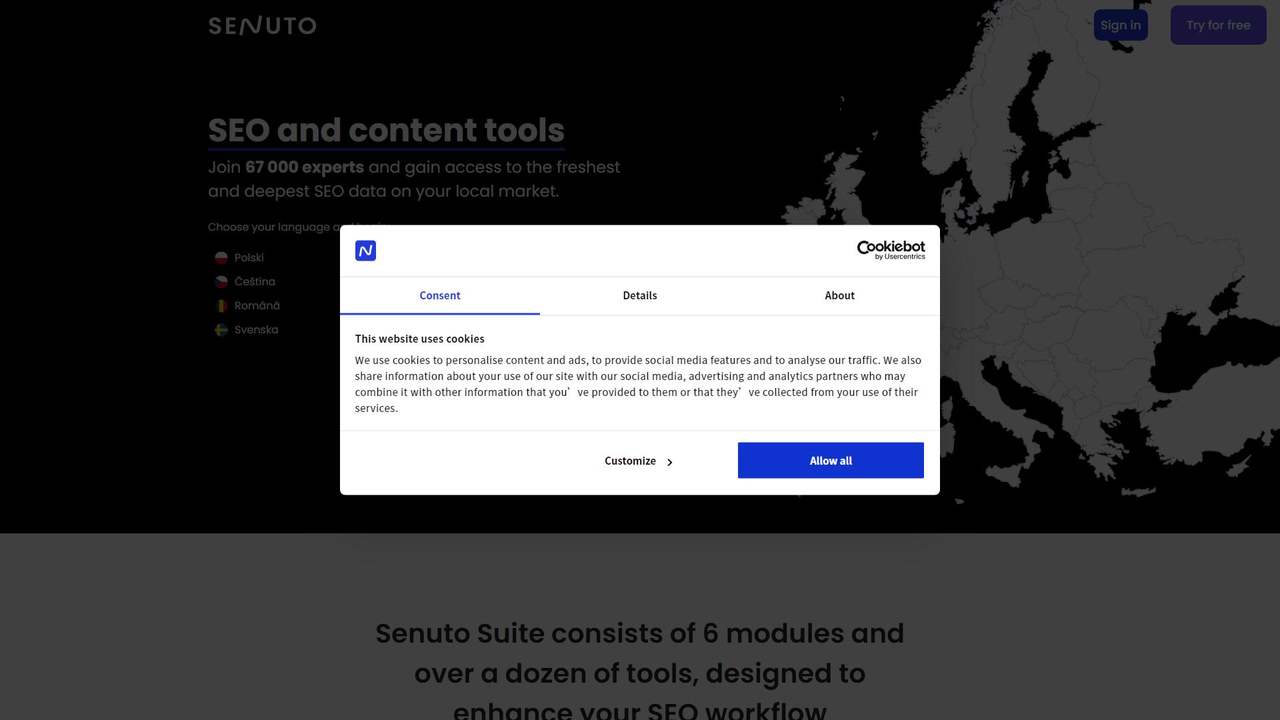 Senuto 截图