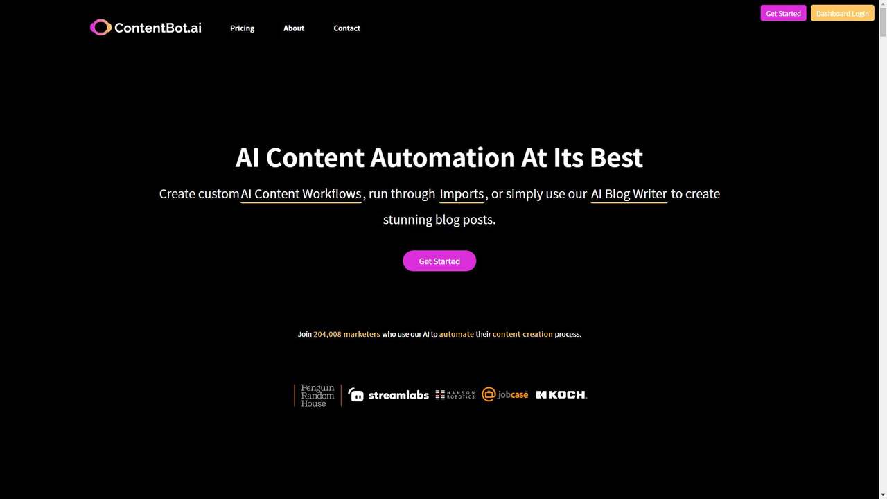 ContentBot.ai 截图
