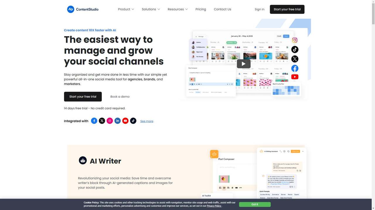 ContentStudio 截图