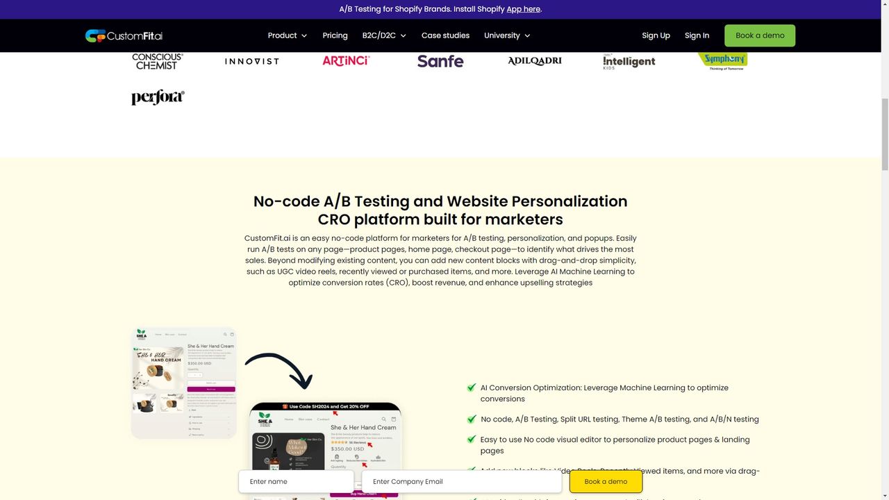 CustomFit.ai 截图