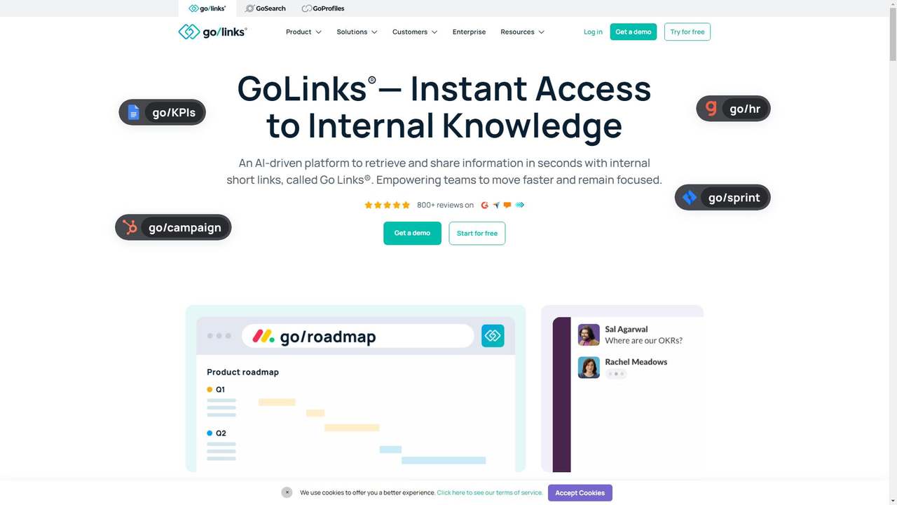 GoLinks 截图