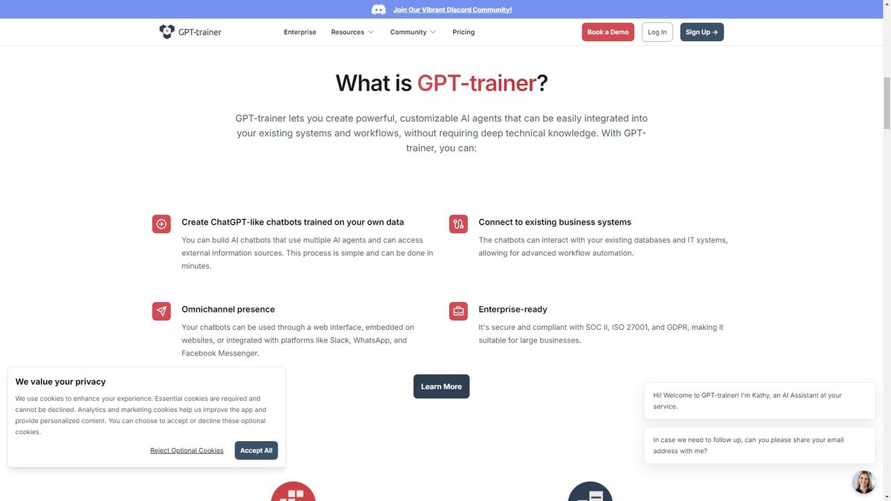GPT-trainer 截图