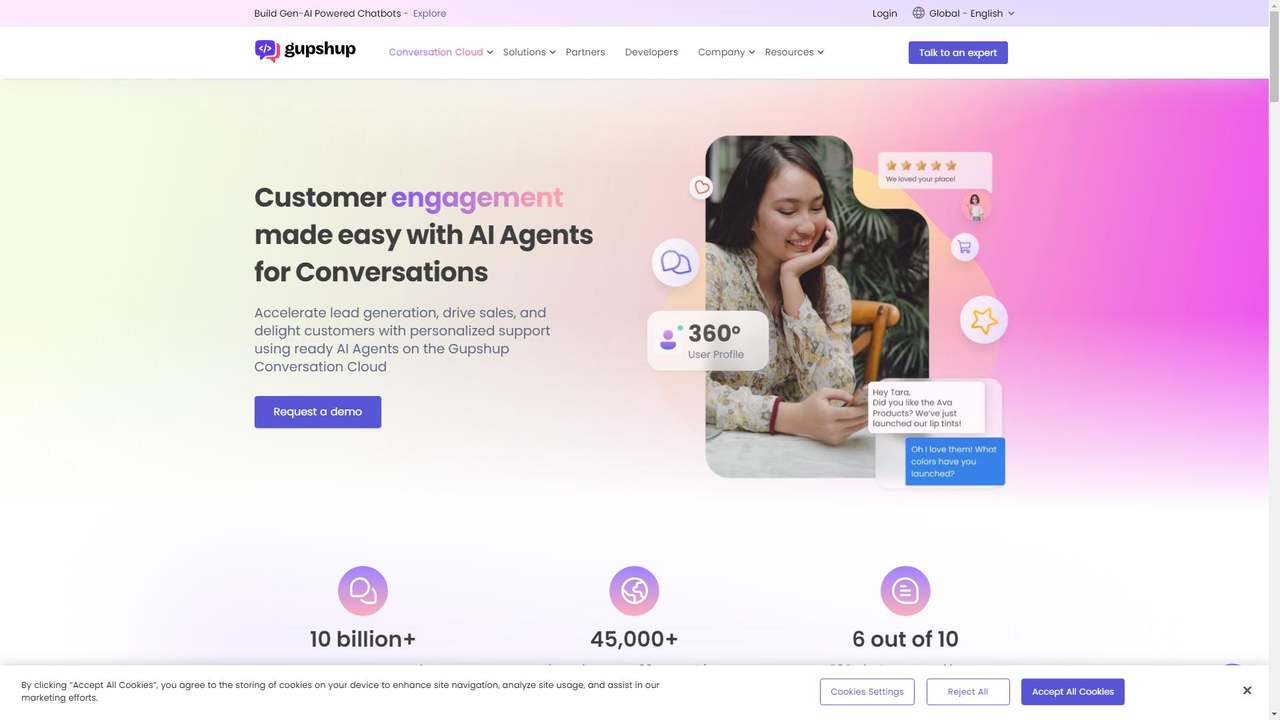 Gupshup 截图