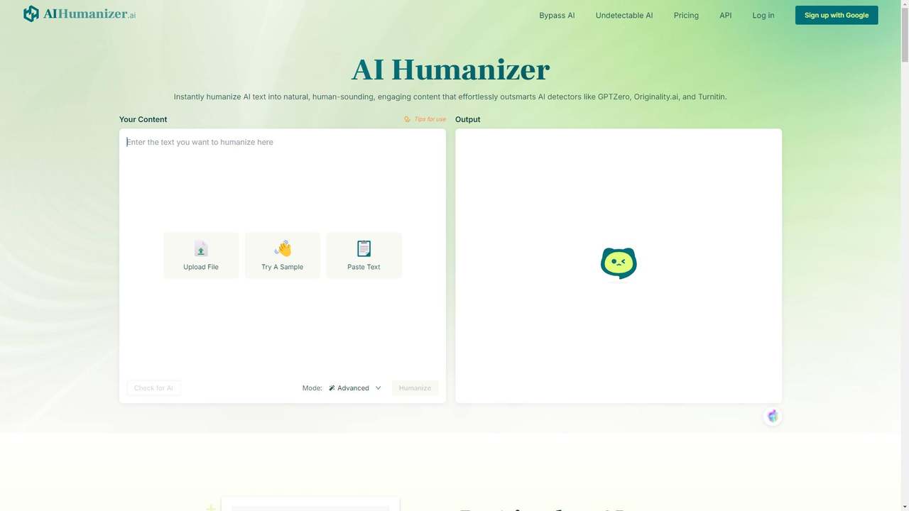 AI Humanizer 截图
