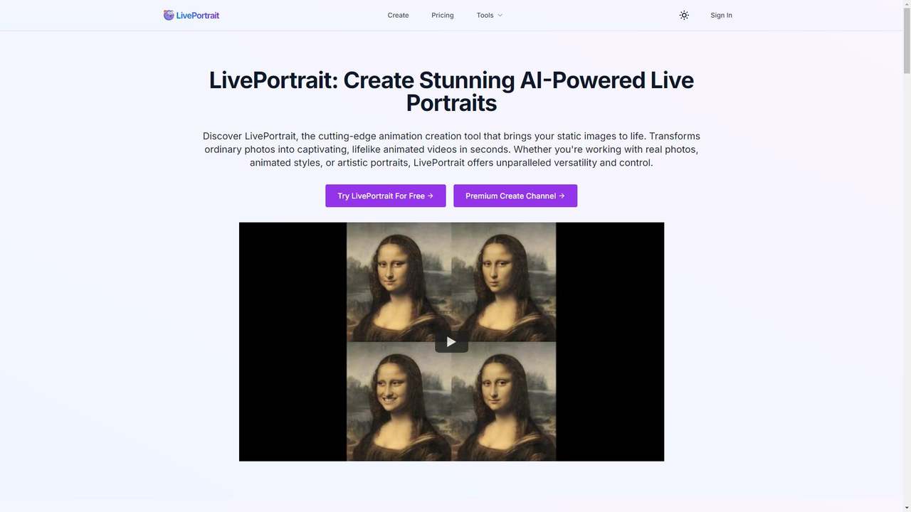 LivePortrait 截图