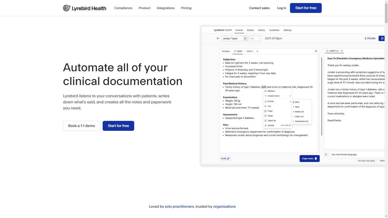 Lyrebird Health 截图