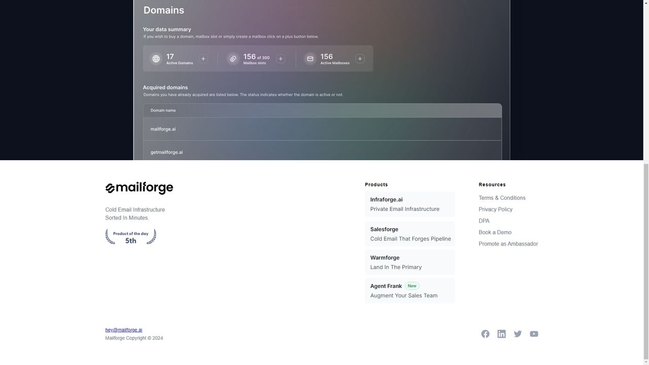 Mailforge 截图