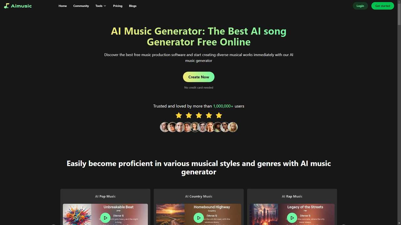 AI 音乐生成器 截图