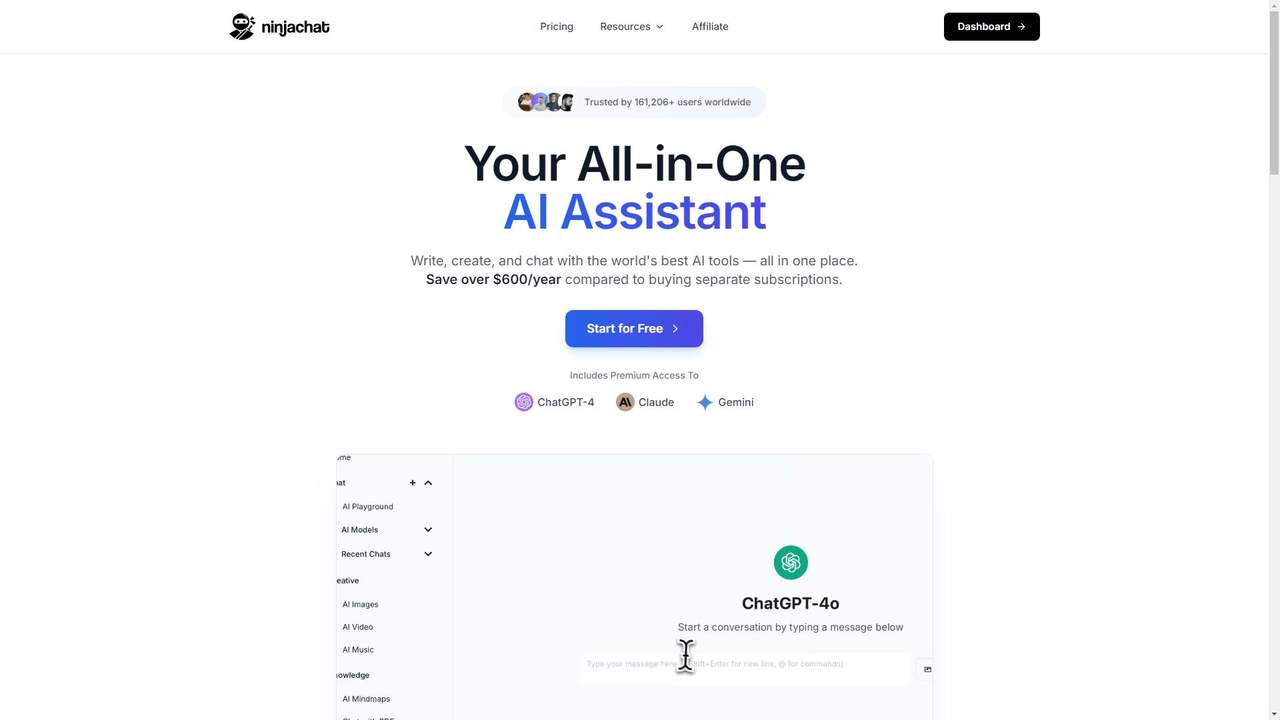 NinjaChat AI 截图