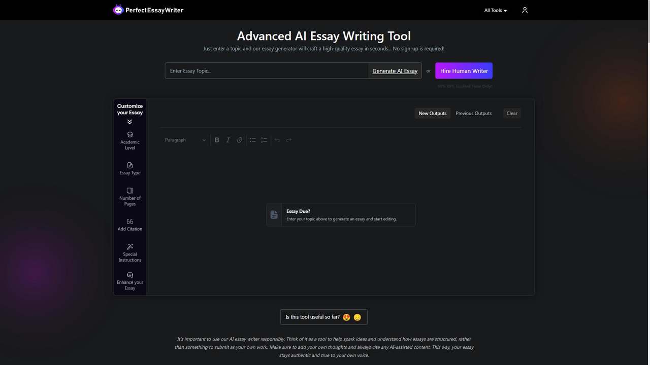 PerfectEssayWriter.ai 截图