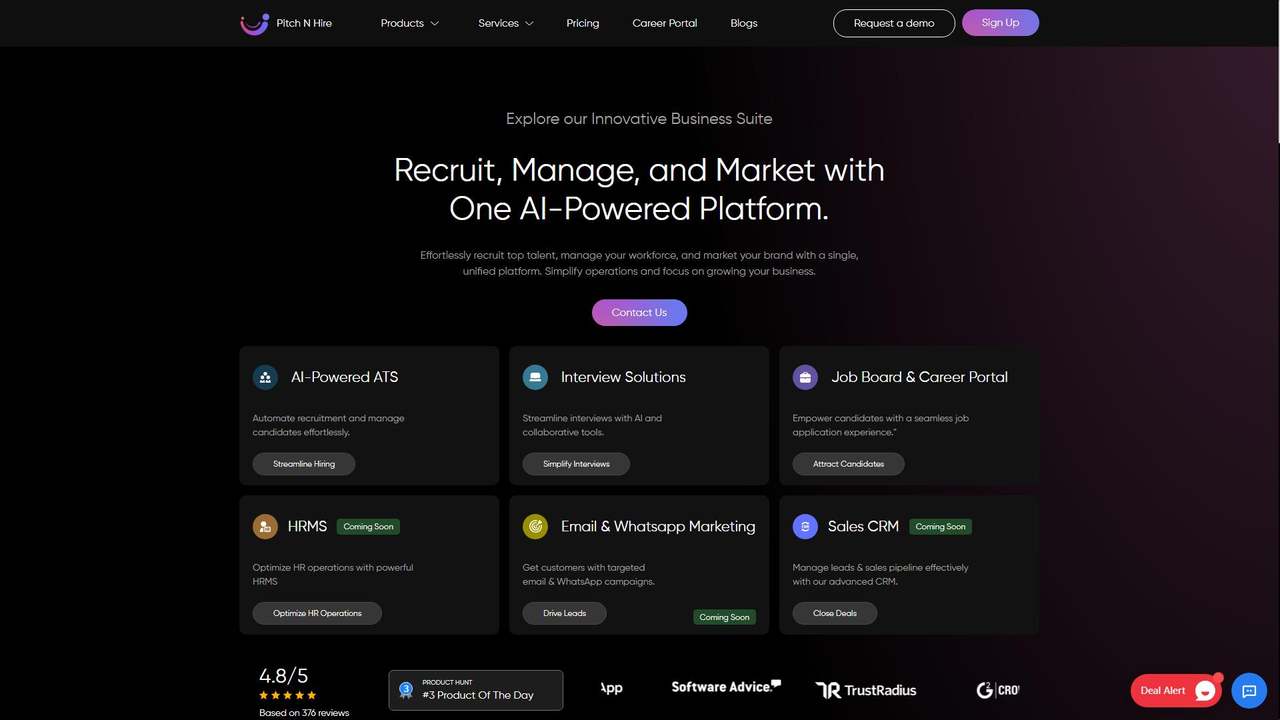 Pitch N Hire 截图
