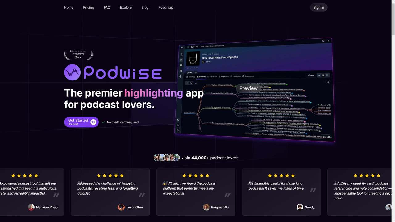 Podwise 截图