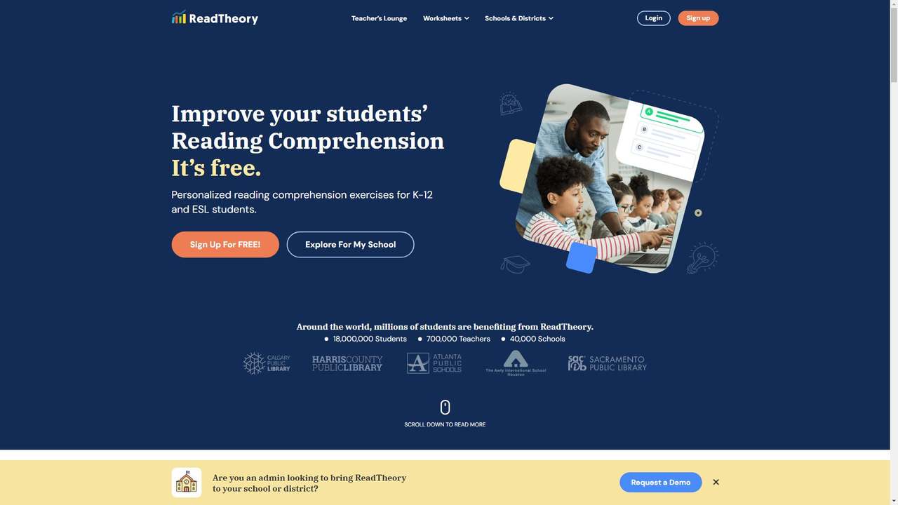 ReadTheory 截图