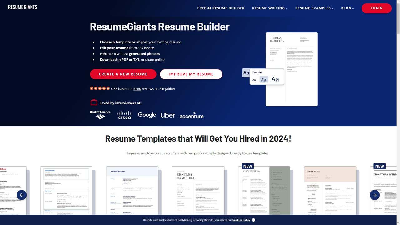 ResumeGiants 截图