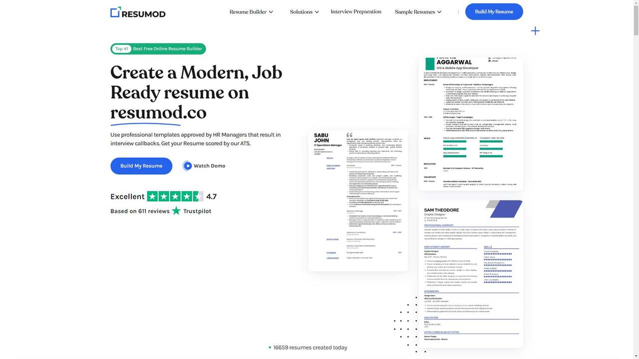 Resumod 截图