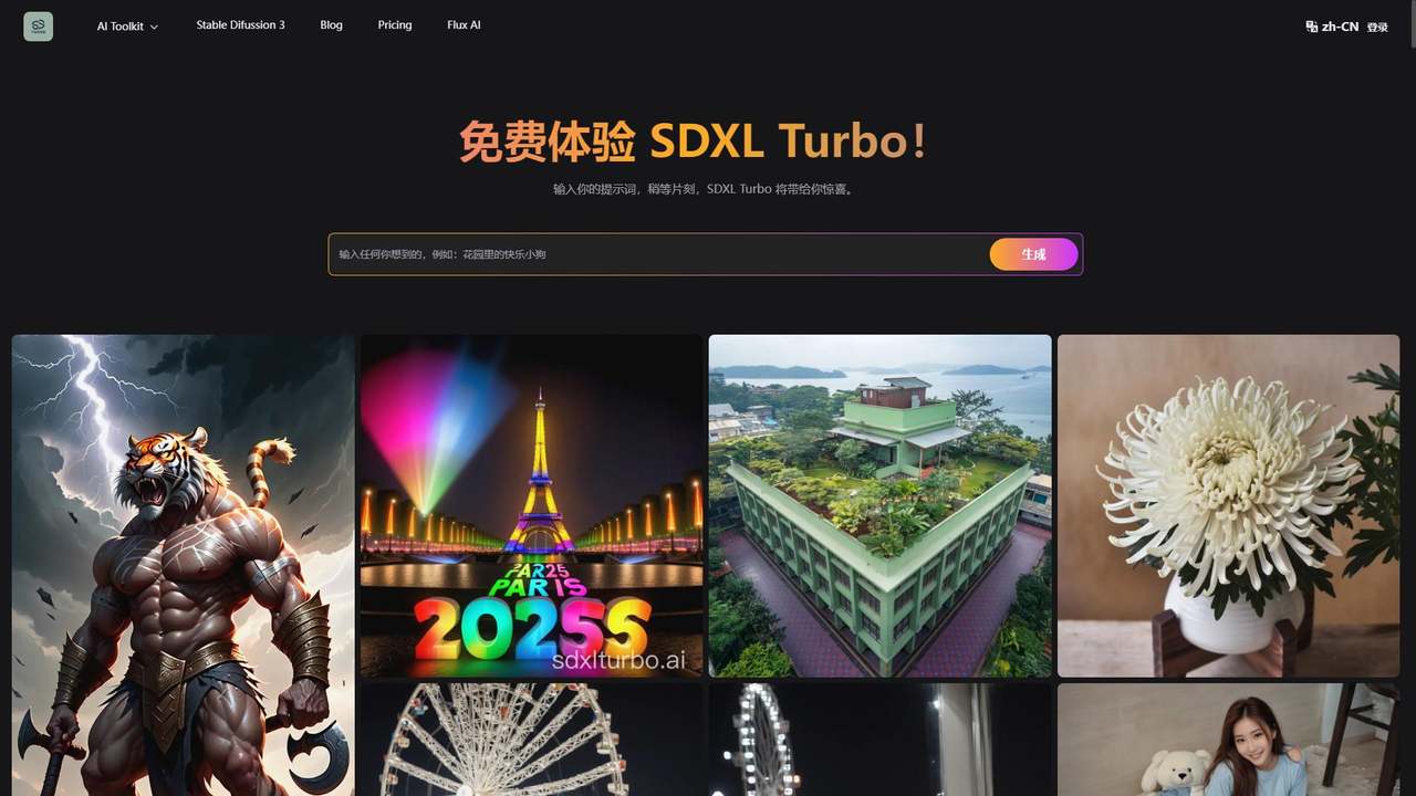 SDXL Turbo 截图