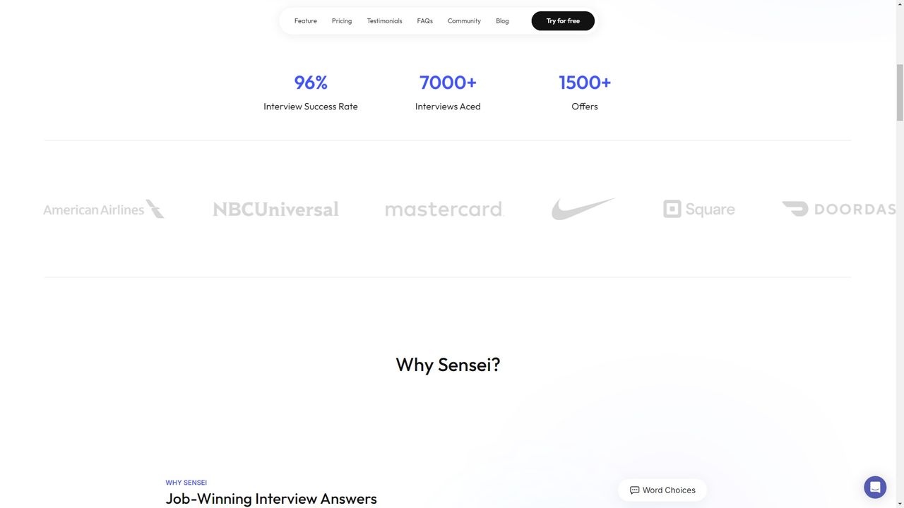 Sensei AI 截图
