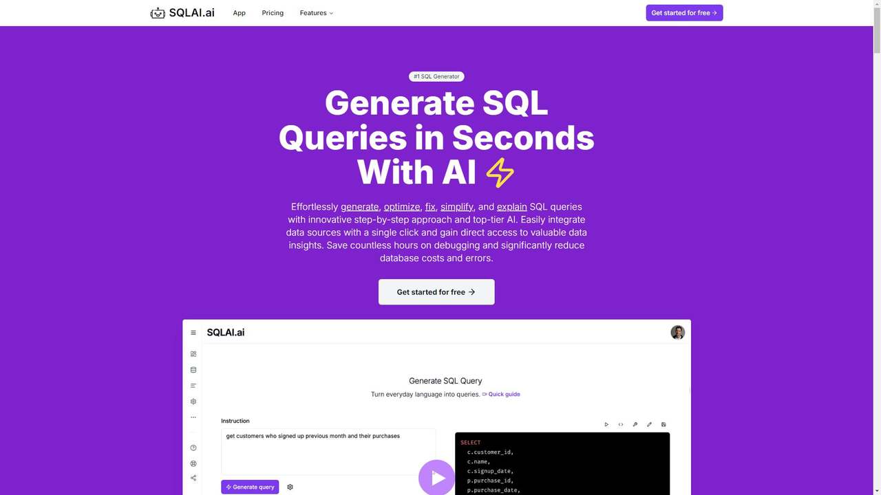SQLAI.ai 截图