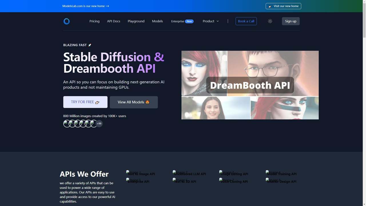 Stable Diffusion API 截图