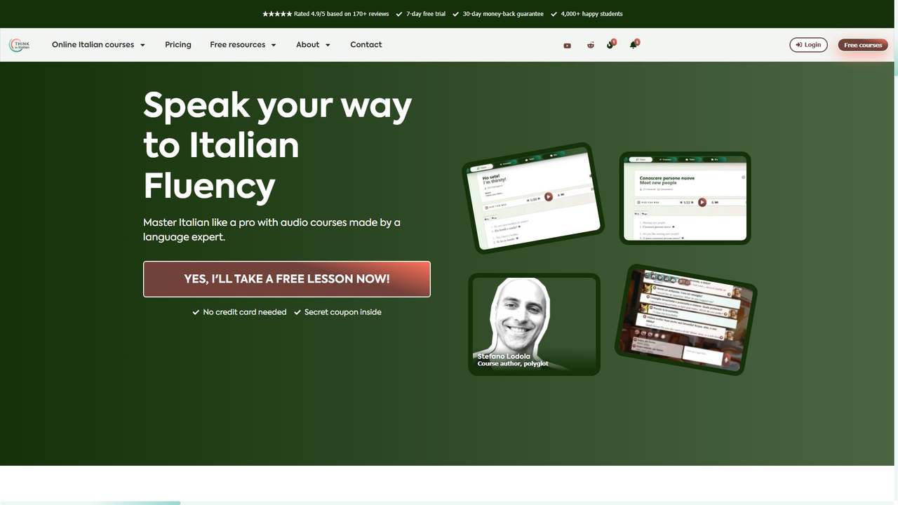 Think in Italian 截图