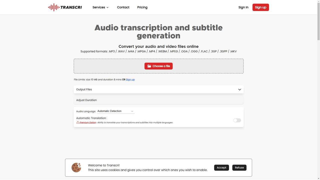 Transcri 截图