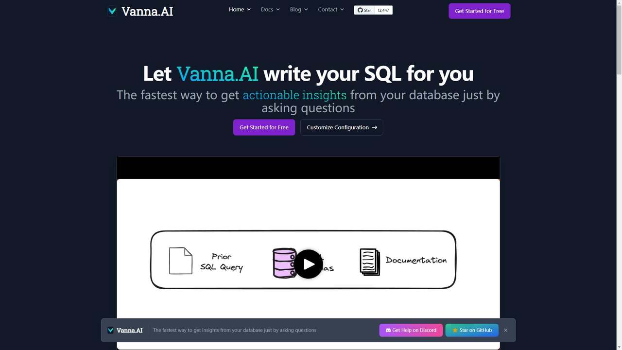 Vanna.AI 截图