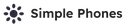 Simple Phones