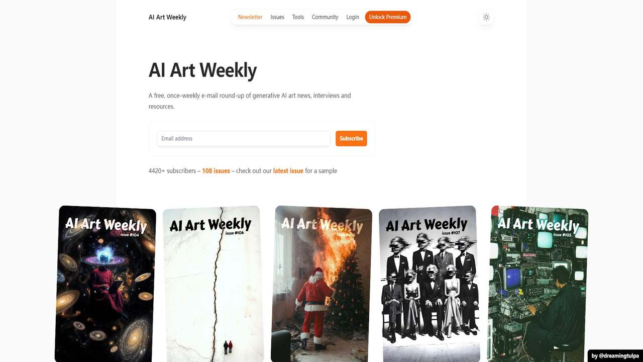 AI Art Weekly 截图