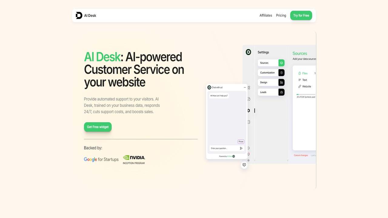 AI Desk 截图