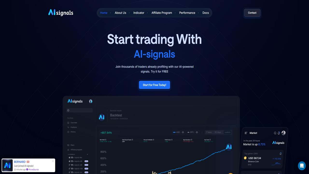 AI Signals 截图