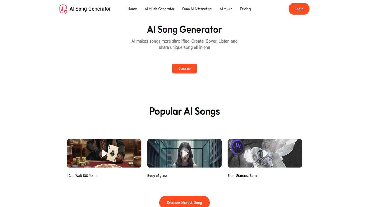 AI 歌曲生成器 截图