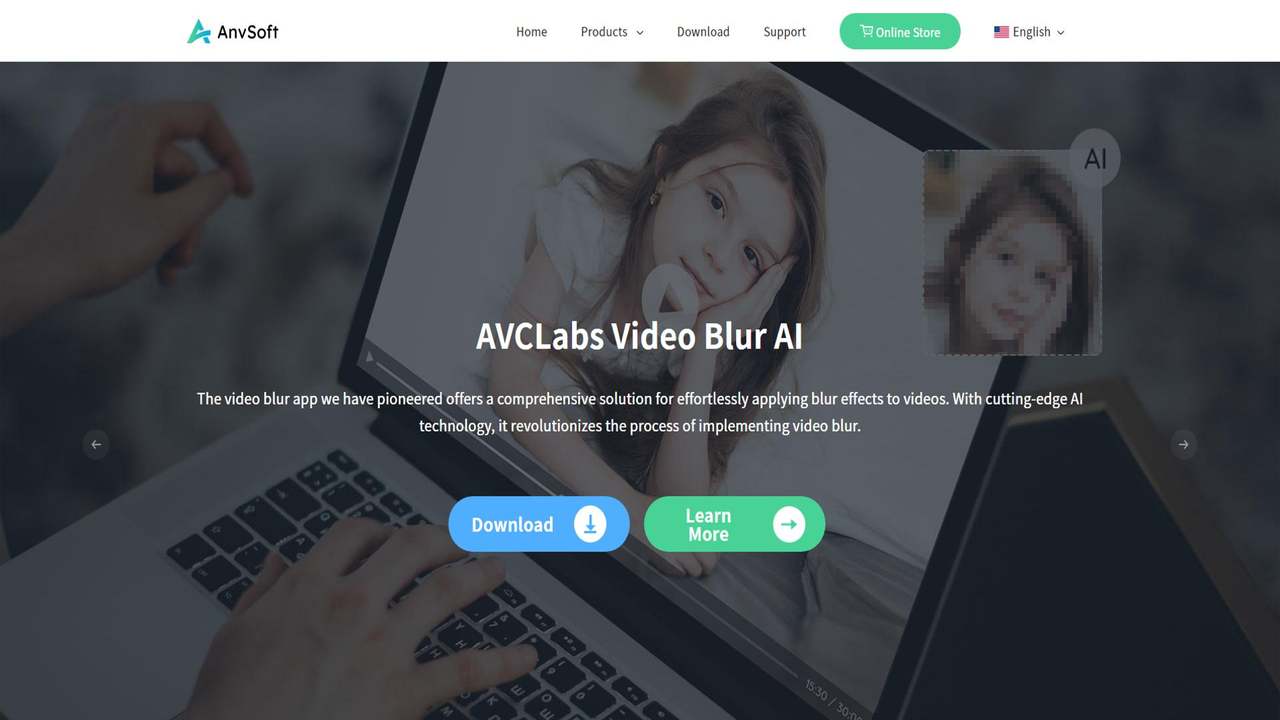 AVCLabs 视频增强 AI 截图