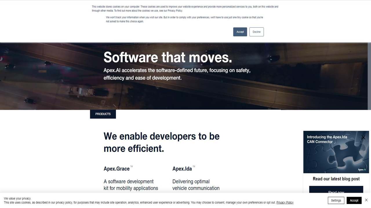 Apex.AI 截图