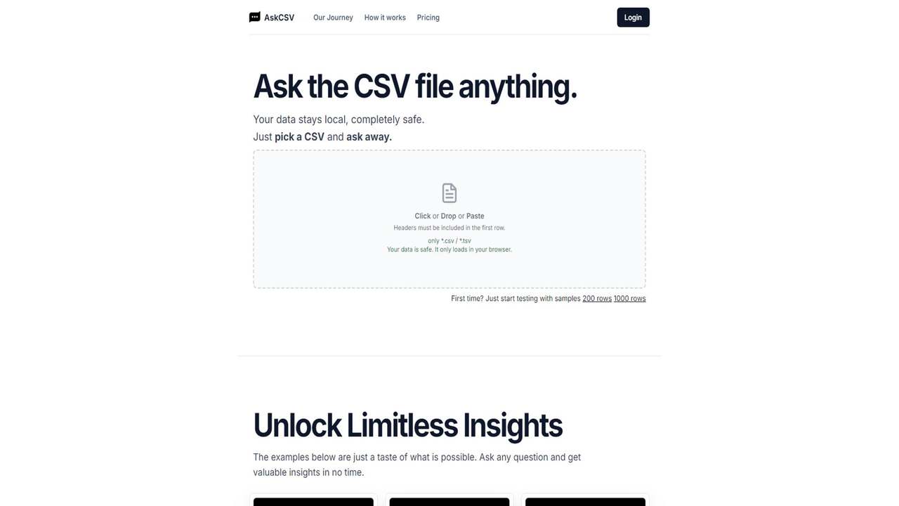 AskCSV 截图