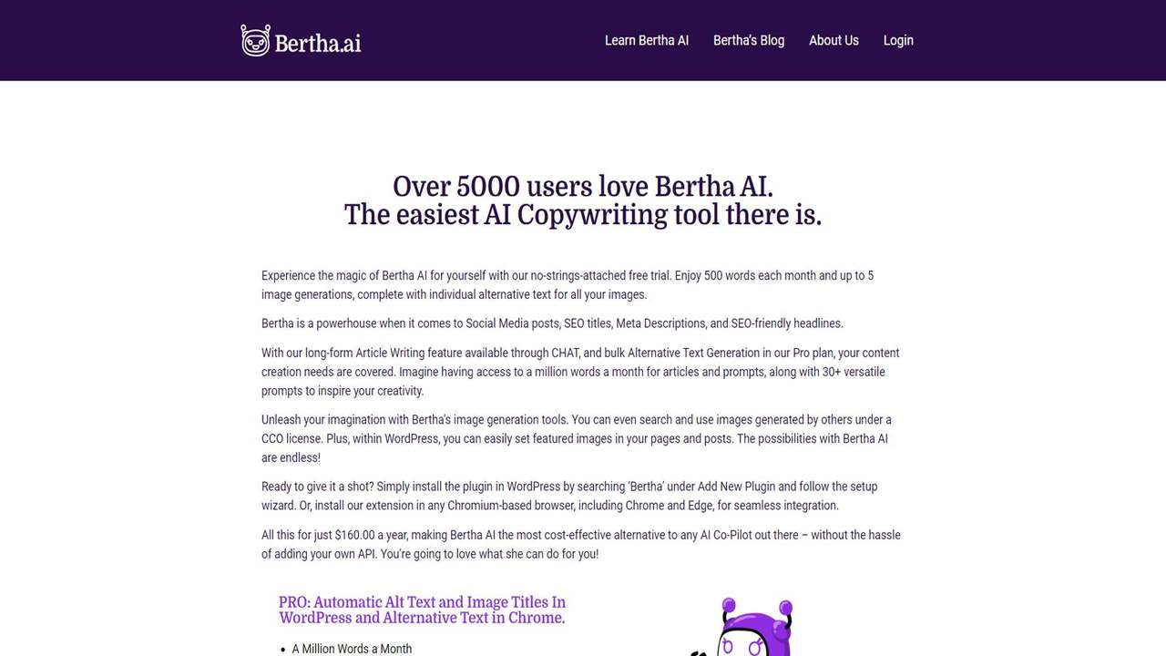 Bertha.ai 截图