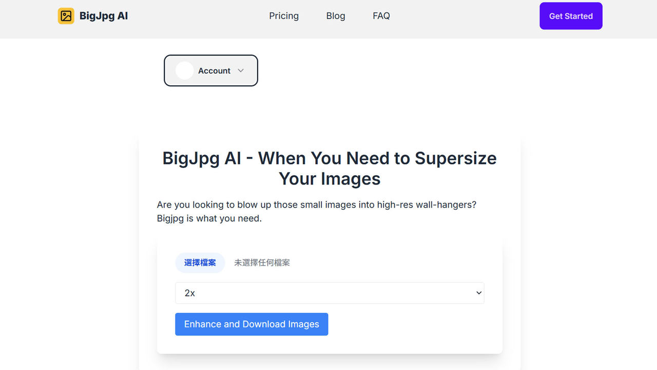 BigJpg AI 截图