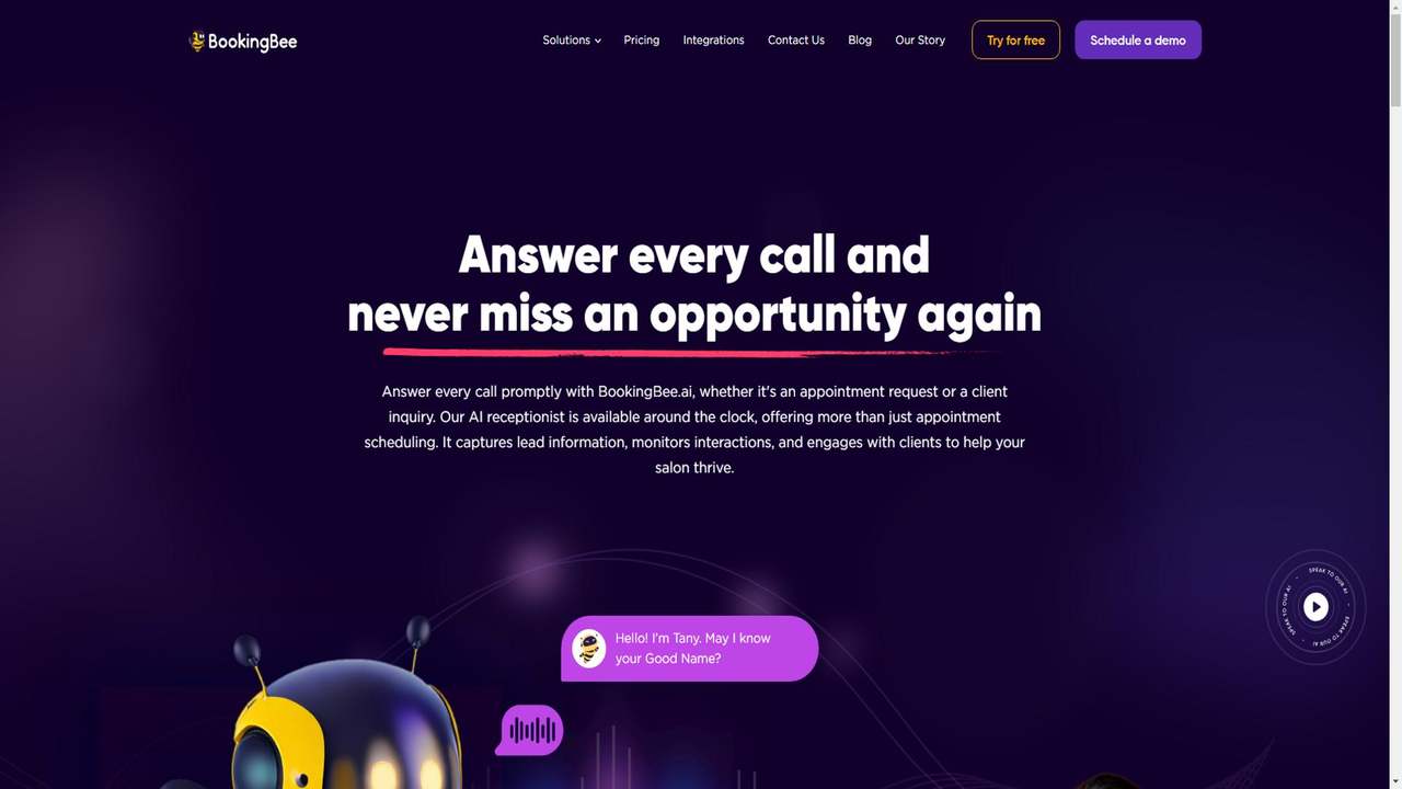 BookingBee.ai 截图